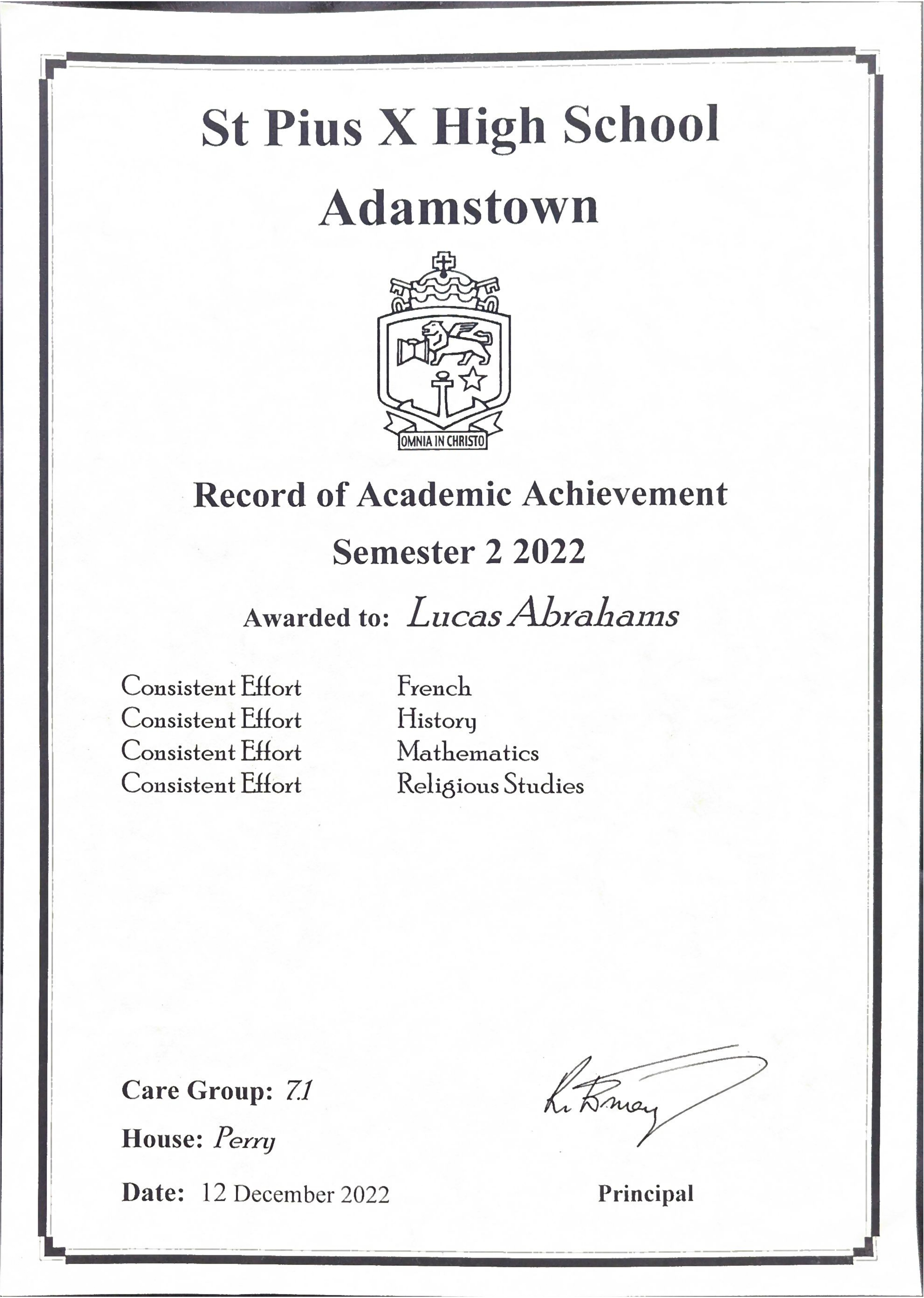 Certificate 3
