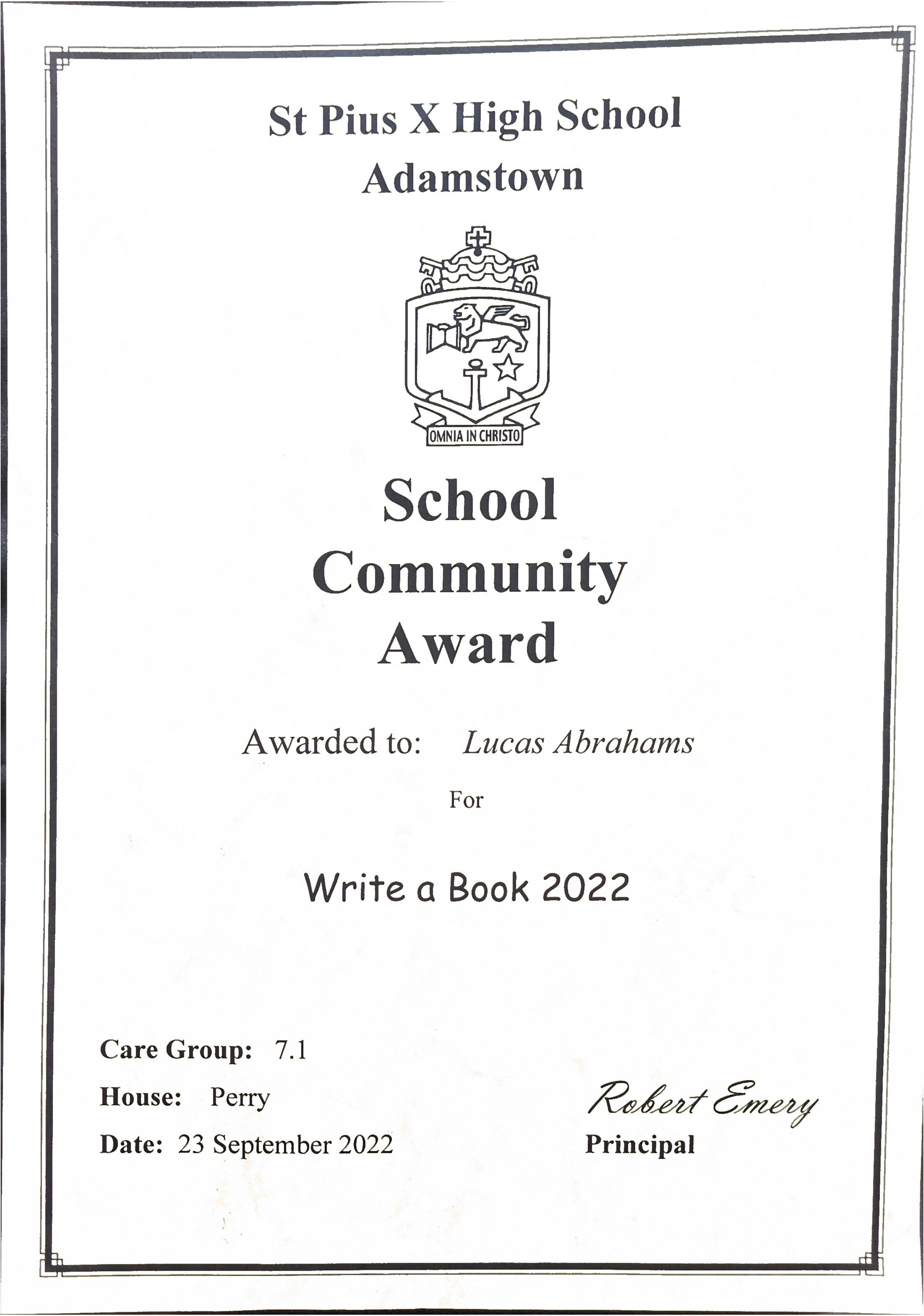 Certificate 3